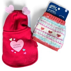 Set 2 guinea pig sweater hoodie NEW